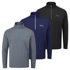 Oscar Jacobson Mens Camber Performance 4-Way Stretch Fabric Sweater