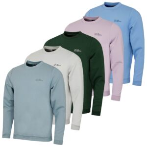 Oscar Jacobson Mens Johnstone Tour Comfortable Stretch Fabric Sweater