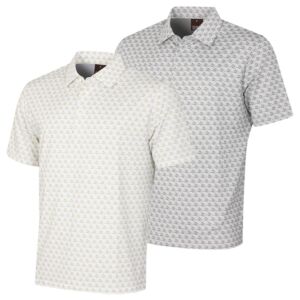 Oscar Jacobson Mens Kotewall Vented Quick Dry Lightweight Golf Polo Shirt