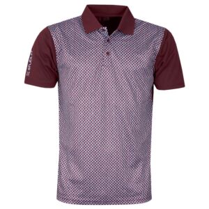 Stuburt Golf Mens Chartsworth Polo Shirt - Burgundy - M