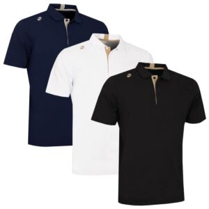 Stuburt Golf Mens Hustle Moisture Wicking Stretch Golf Polo Shirt