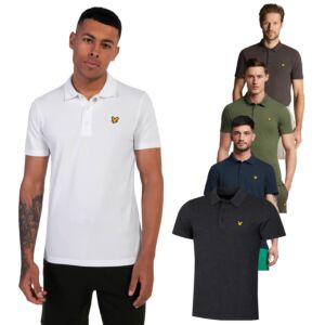Lyle & Scott Sport Short Sleeve Breathable Wicking Golf Polo Shirt