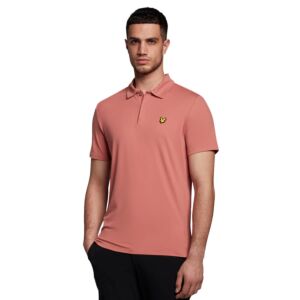 Lyle & Scott Mens Concealed Button Sustainable Recycled Polo Shirt