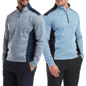 Footjoy Mens 2026 Jacquard Thermal Chill-Out Moisture Wicking Golf Sweater