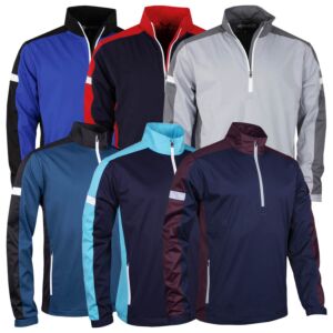 Sunderland Mens Nevada Water Repellent Stretch Golf Windshirt Windshirt