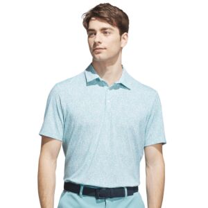 adidas Golf Mens Ultimate365 Mini Bunker Sustainable Classic Polo Shirt
