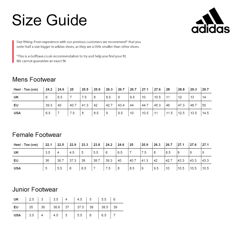 adidas shoe width