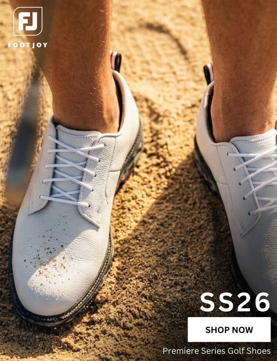 Footjoy Mens 2026 Premiere Series Field VersaTrax+ Leather Spiked Golf Shoes