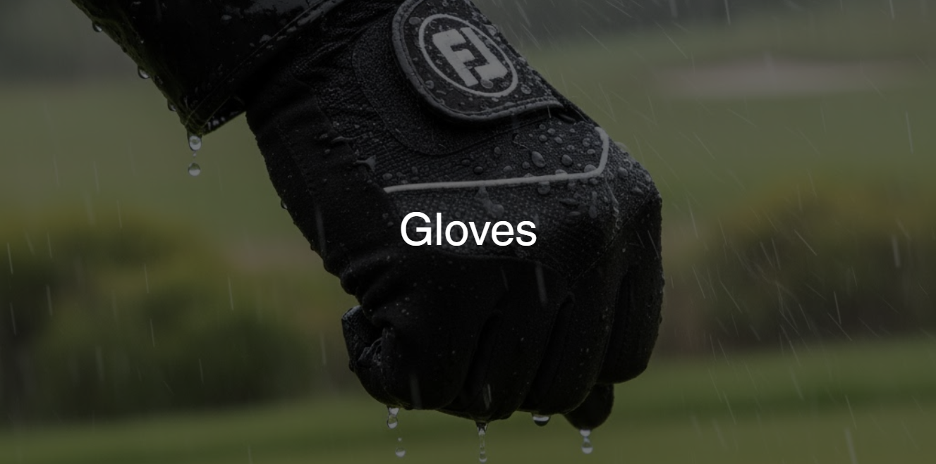 FootJoy Rain Grip waterproof Glove on course