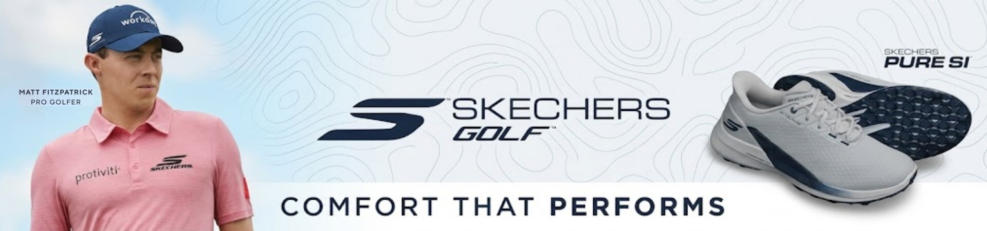 Skechers Mens Slips-ins Golf Waterproof Pure SL Spikeless Golf Shoes
