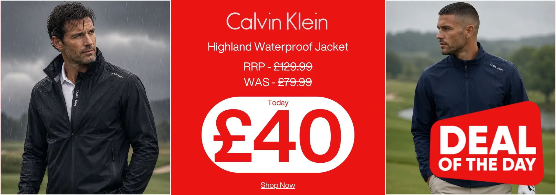 Calvin Klein Mens 2026 Highland Waterproof Breathable Jacket