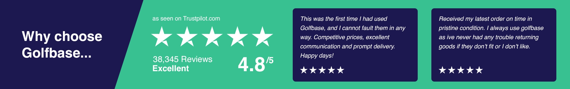 Golfbase on Trustpilot