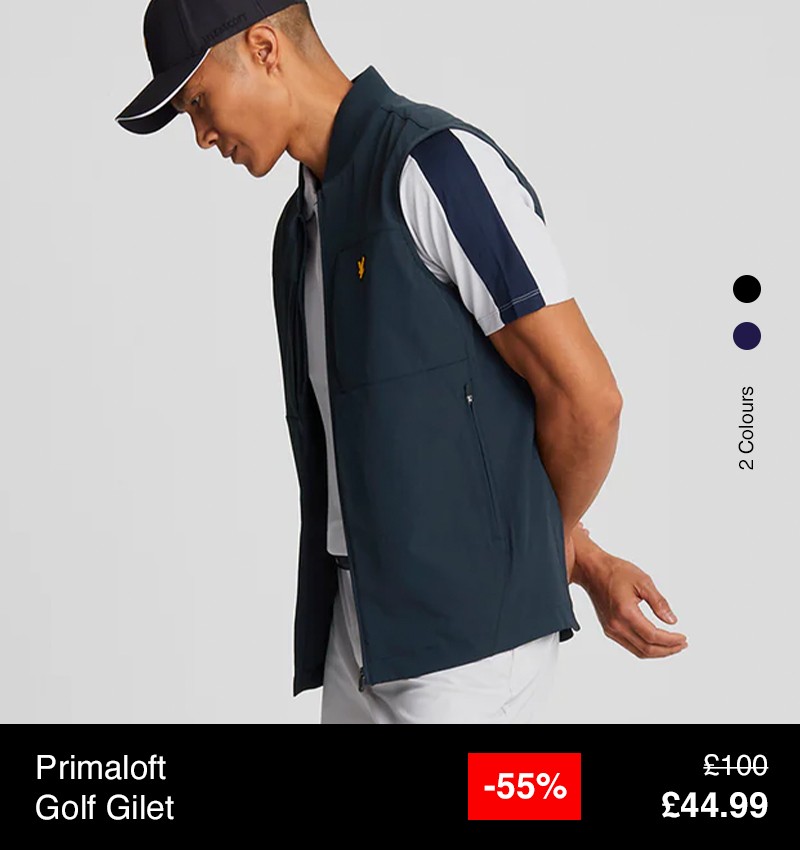 Lyle & Scott Mens Primaloft Thermal Breathable Golf Gilet